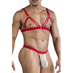 CandyMan String et Bra Izor Rouge